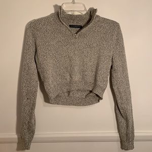 Brandy Melville Quarter Zip Sweater